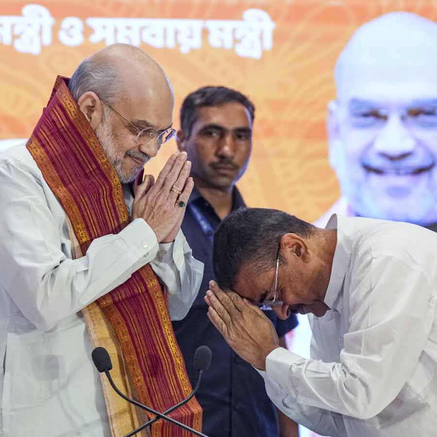 Amit Shah mentions Suvendu’s name three times from dais of launching Chare Sheet against Mamata