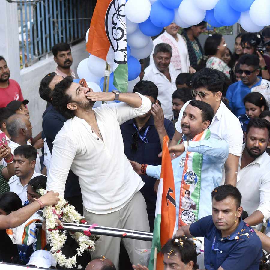 TMC MP Dev campaigned in Kamarhati and Bali ahead of West Bengal Assembly Election