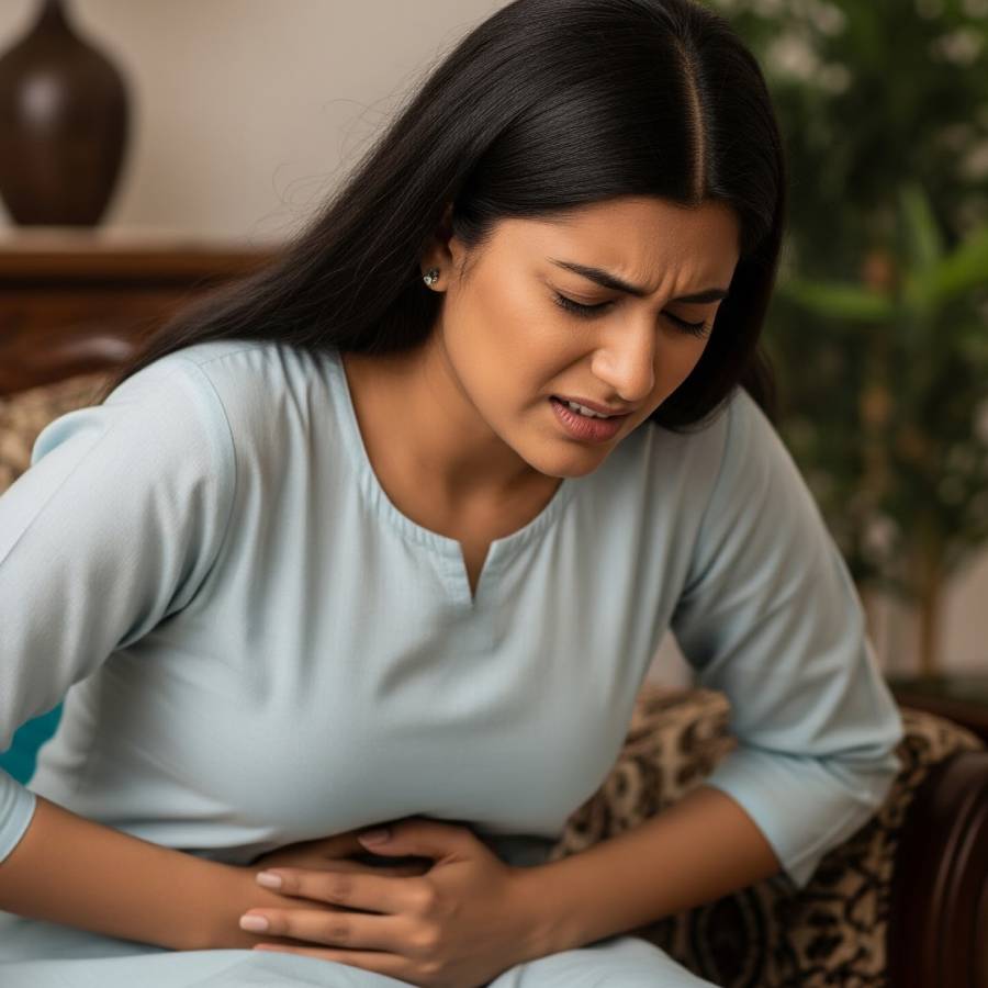 Suffering from a bad stomach ache, here are some home remedies