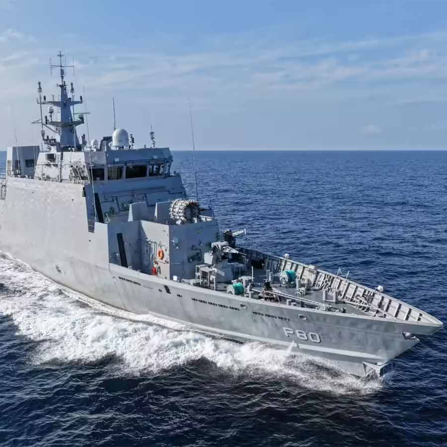 Induction of Stealth Frigate, ASW Craft and Survey Vessel in single day in Indian Navy