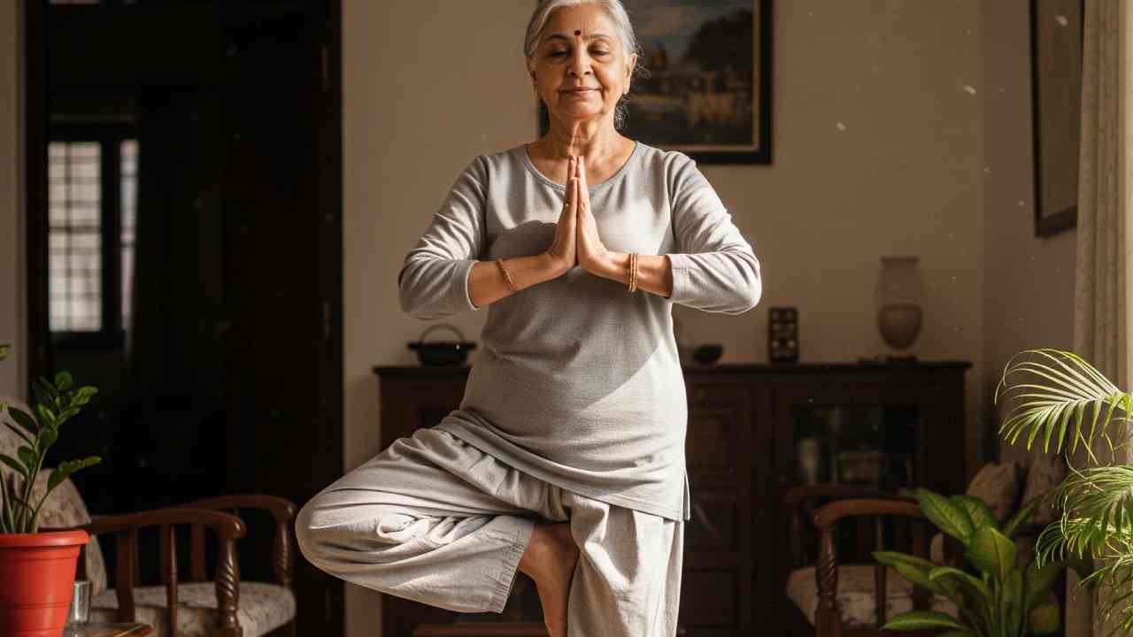 বয়স্কদের জন্য সহজ কিছু যোগাসন রইল।