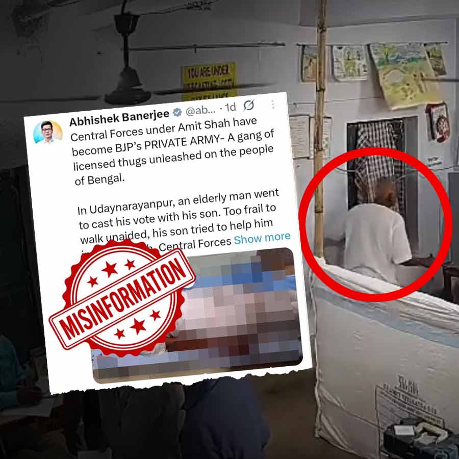 অভিষেক বন্দ্যোপাধ্যায়ের পোস্টকে ‘ভুল তথ্য’ বলে দাগিয়ে পাল্টা ভিডিয়ো পোস্ট করেছে নির্বাচন কমিশন।