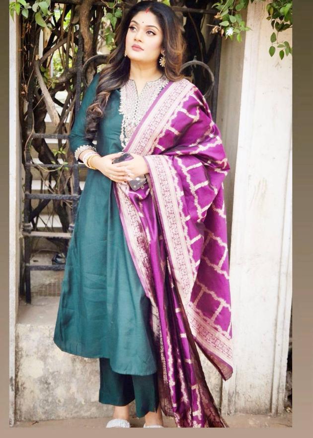 ‘ঘূর্ণি’ ধারাবাহিকে মিষ্টি সিংহ।