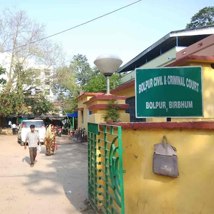 বোলপুর আদালত।