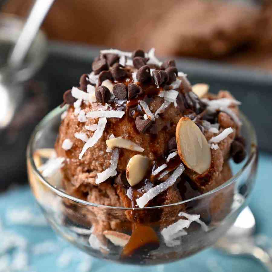 ওট্‌স-আমন্ড চকোলেট ডিলাইট।