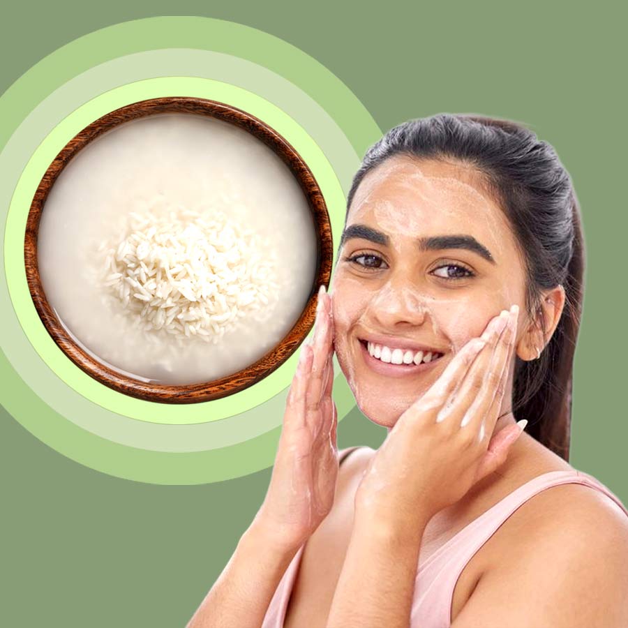 চালের জল রাতভর মাখলেই কি জেল্লা বাড়বে?