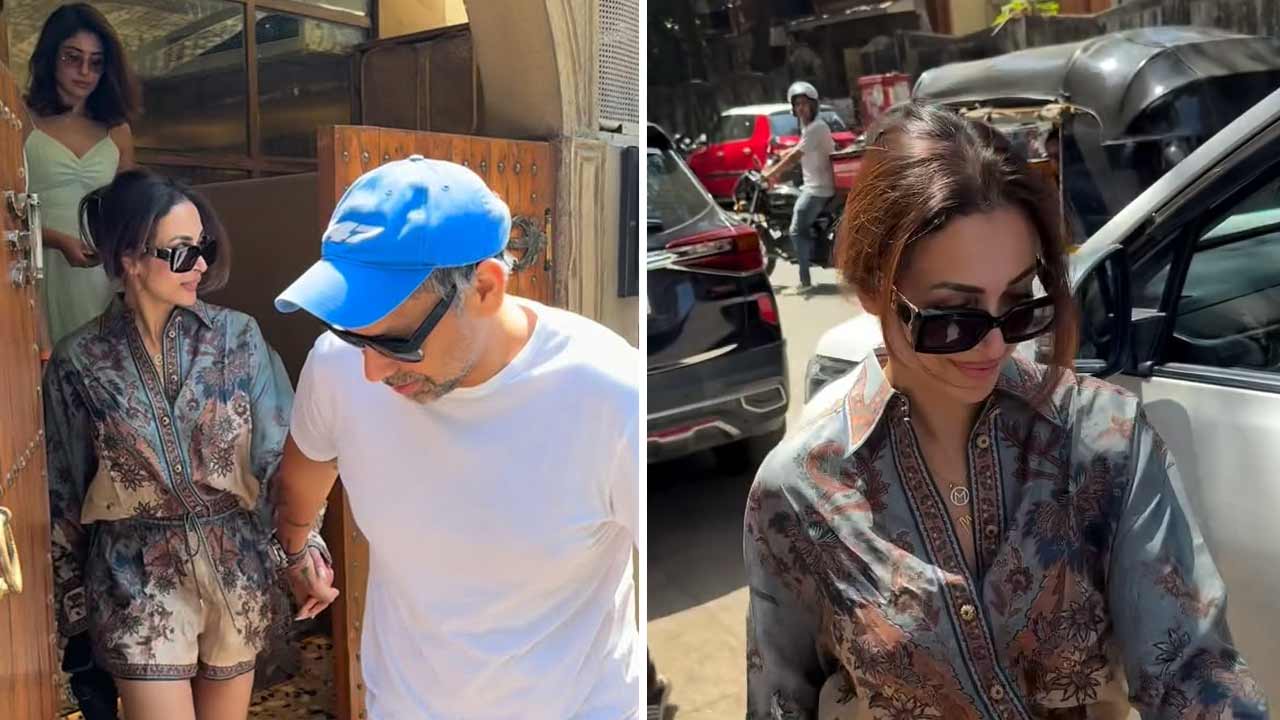 কার হাত ধরে বেরিয়ে এলেন মলাইকা?