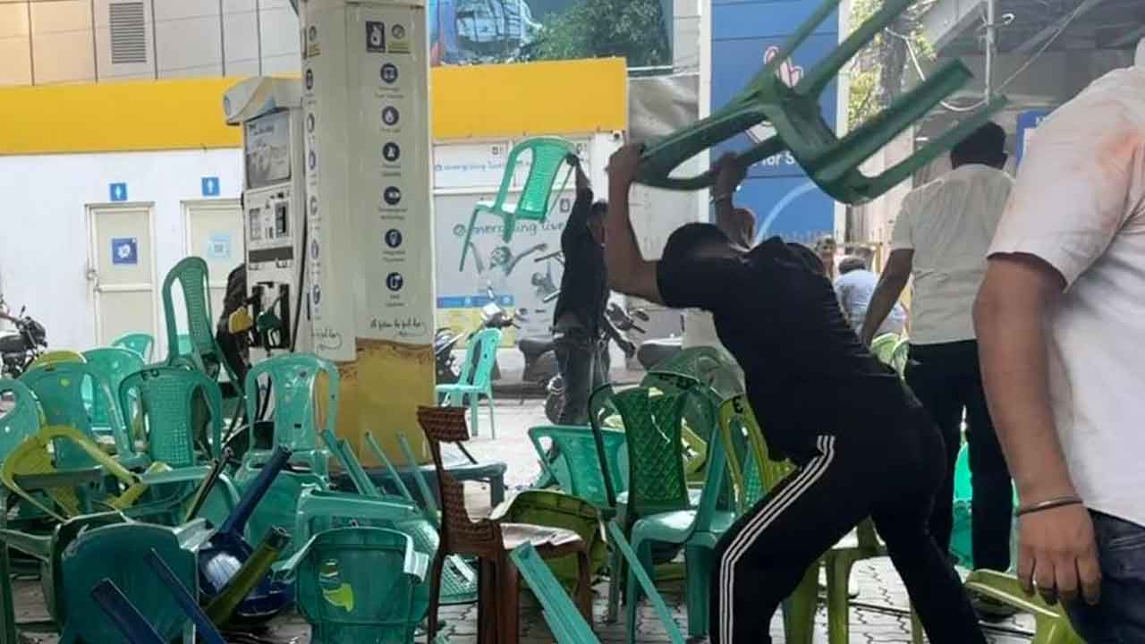 TMC Camp Vandalised at Sakhawat School, Heavy Security Outside Nabanna
