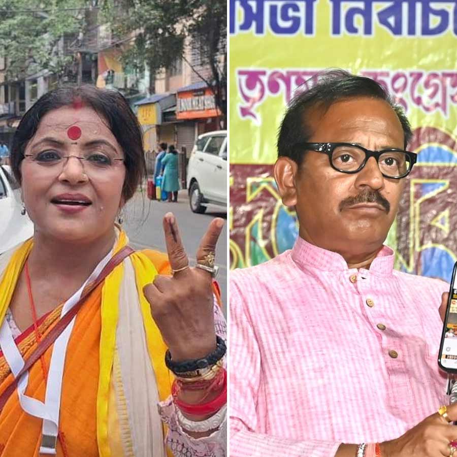 টালিগঞ্জ বিধানসভা কেন্দ্রে জয়ী বিজেপির পাপিয়া অধিকারী, পরাজিত অরূপ বিশ্বাস।