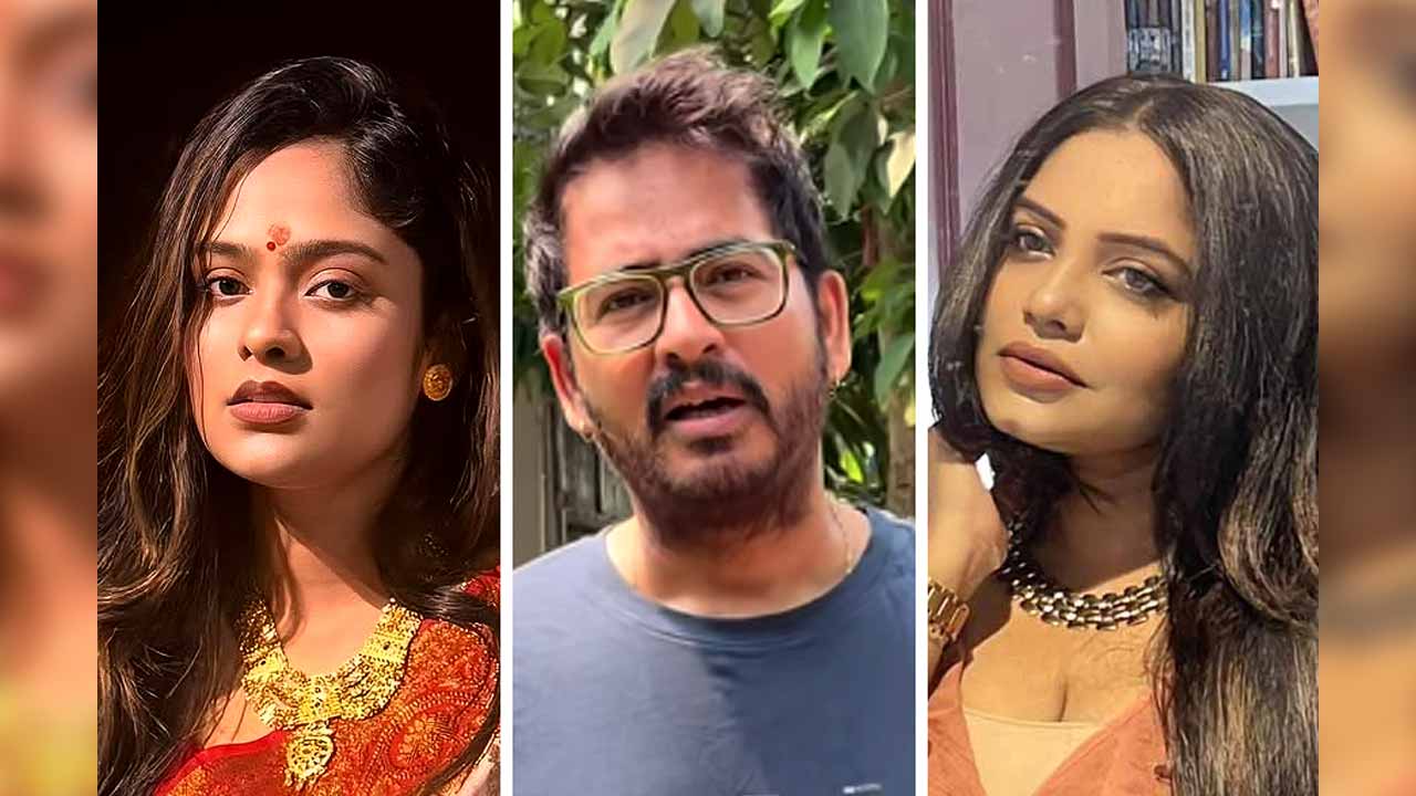 হিরণের জয়ে উচ্ছ্বসিত তাঁর দু’পক্ষের স্ত্রী।