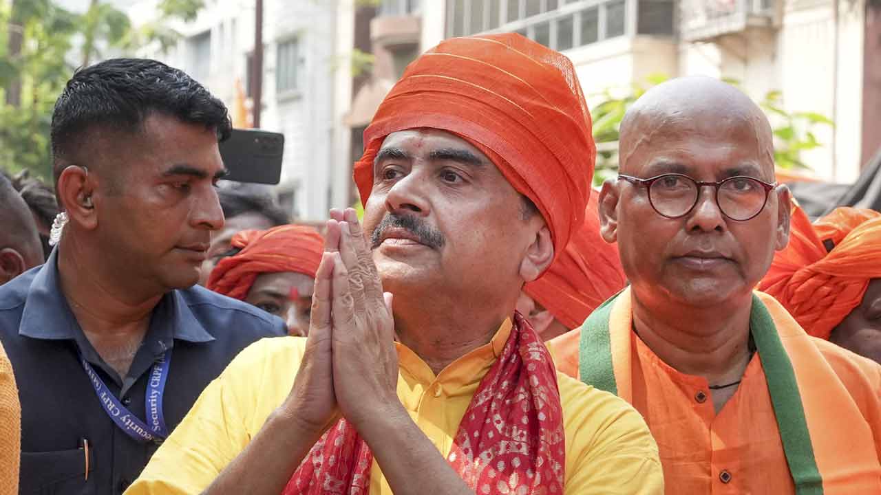 বিদায়ী বিধানসভার বিরোধী দলনেতা শুভেন্দু অধিকারী।
