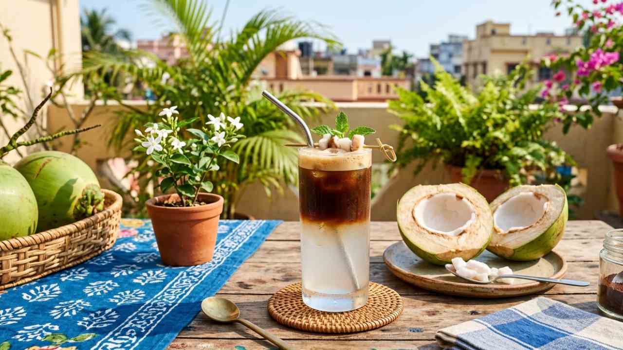 স্বাদ ও স্বাস্থ্যের যুগলবন্দি ডাব-কফি।
