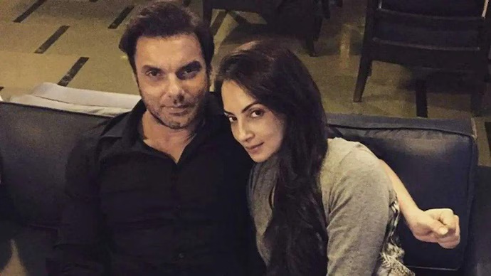 Sohail Khan with his ex-wife Seema Sajdeh