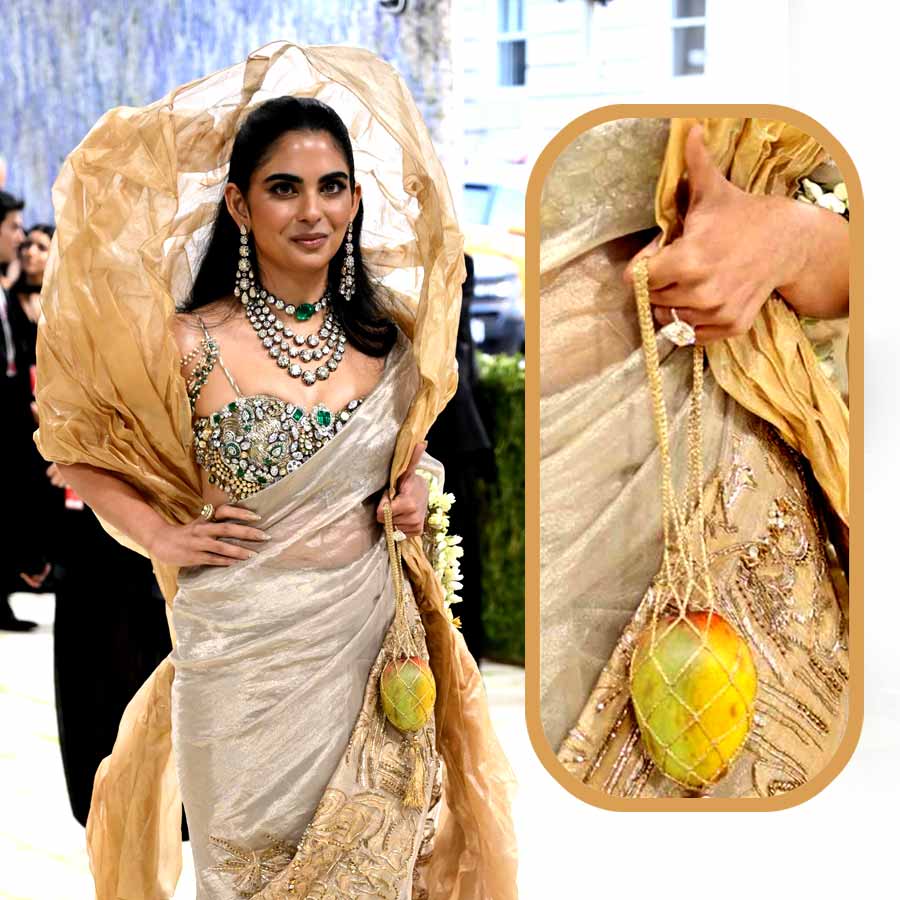 Why did Isha Ambani carry a mango in Met Gala Ret carpet event dgtl