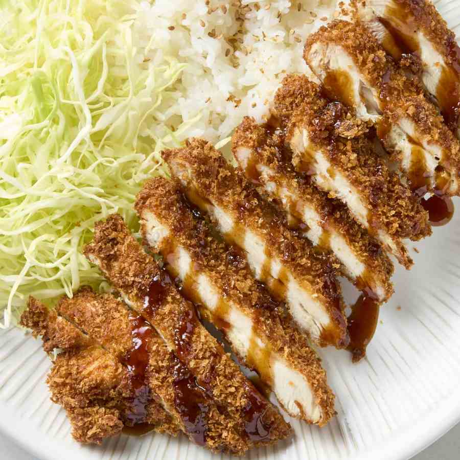 বেকড চিকেন কাৎসু।