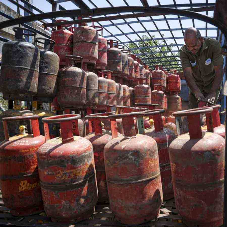 After waiting for days finally LPG cylinder cart out for delivery