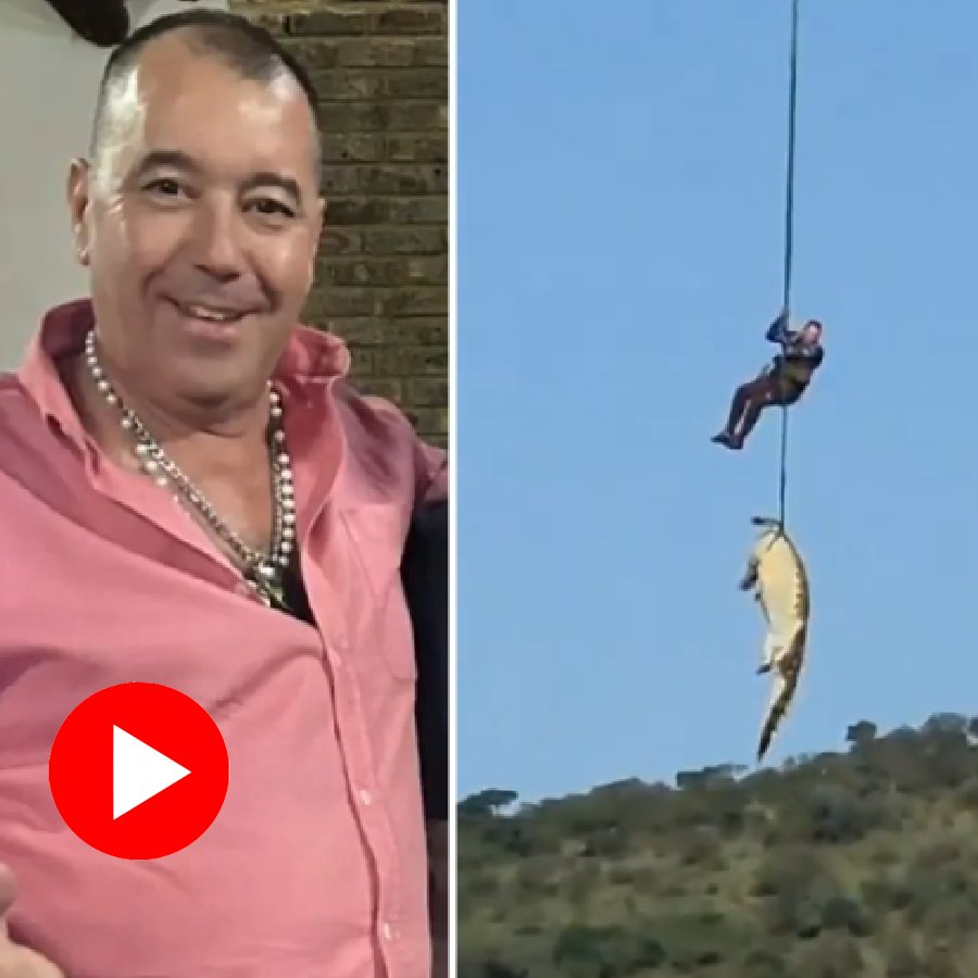 Video of airlifting crocodile to find missing hotel owner’s body inside of it in South Africa goes viral dgtl