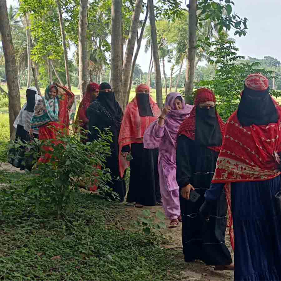 Nearly 20 families returned to their  home after two decades at Bagnan