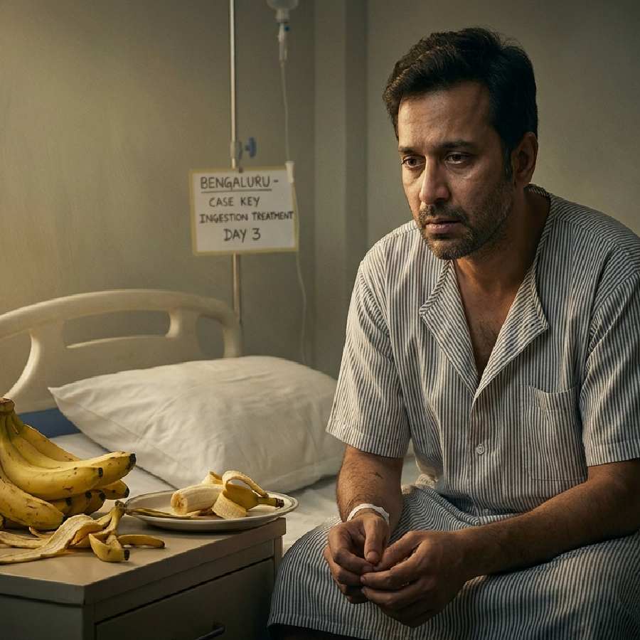 Man swallows lock-up key in panic of case in Bengaluru, doctors fed him 10kg bananas in three days