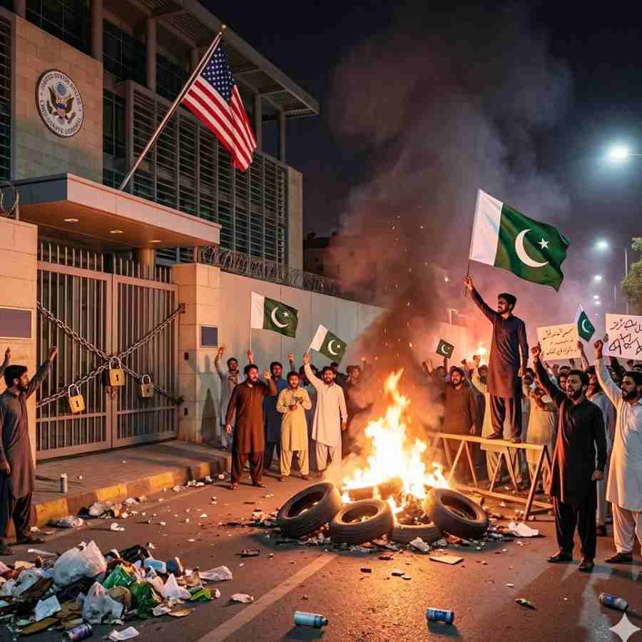 Why did US shut down its consulate of Peshawar in Pakistan