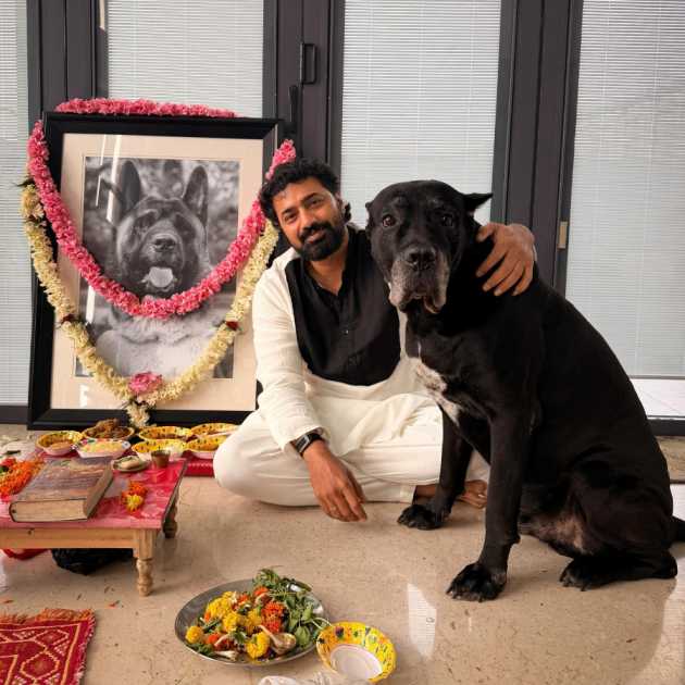 MP aka actor-producer Dev arranges special Puja for his pet Lucky dgtl