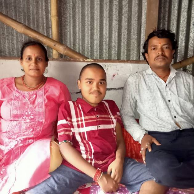Despite severe neurological problems, Rudra Barui of Kalyani successfully scored 60% marks in the Madhyamik 2026 dgtl