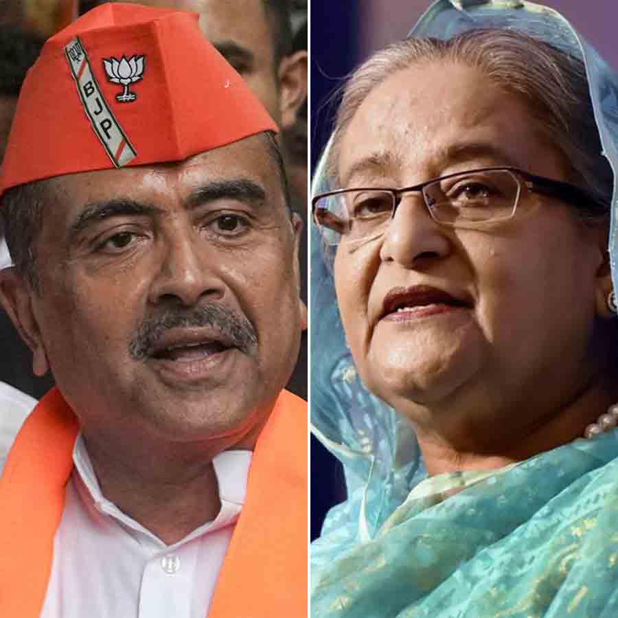 Bangladesh former PM Sheikh Hasina congratulated all winners of the West Bengal Legislative Assembly elections, including Suvendu Adhikari dgtl