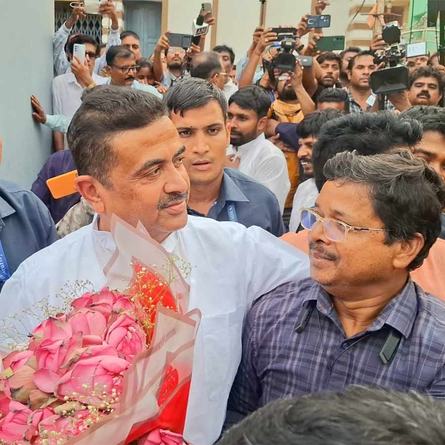 মুখ্যমন্ত্রী শুভেন্দু অধিকারী।