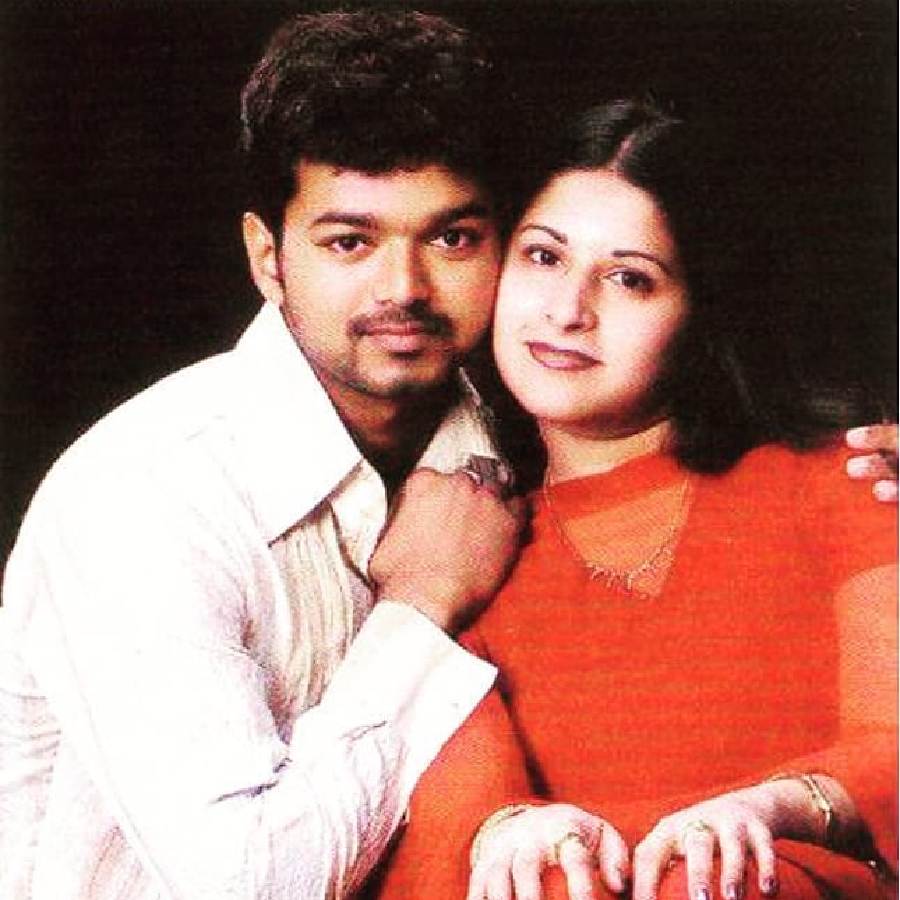 Thalapathy Vijay and Sangeeta Sornalingam