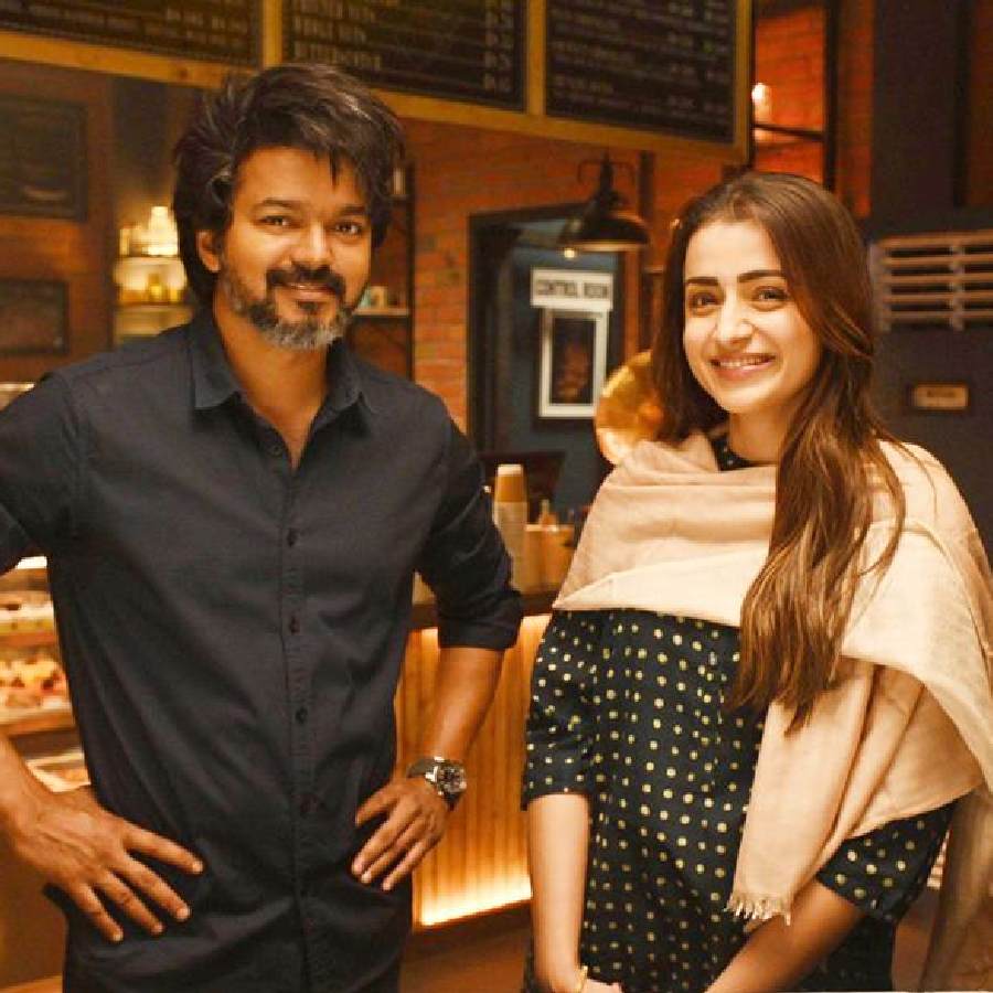 Thalapathy Vijay and Trisha Krishnan