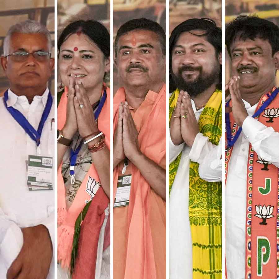 West Bengal Chief Minister Subhendu Adhikari distributes portfolios to his cabinet