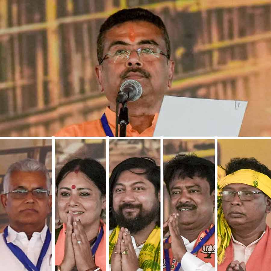 West Bengal Chief Minister Subhendu Adhikari distributes portfolios to his cabinet