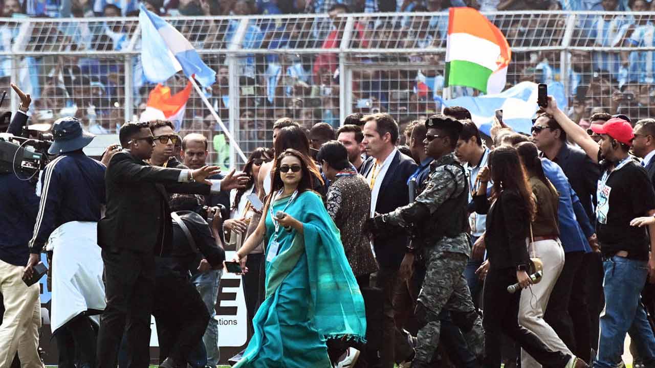 messi at yuba bharati krirangan