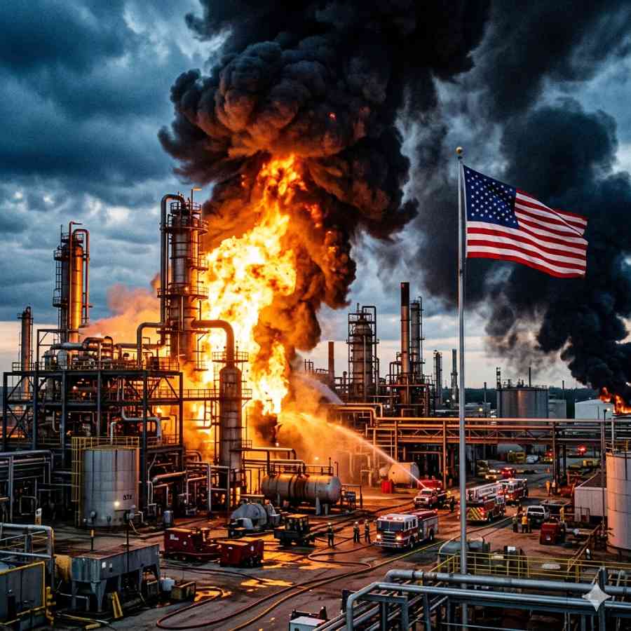 Fires and explosions rock in various US Oil Refineries amid Iran war, Accident or Sabotage