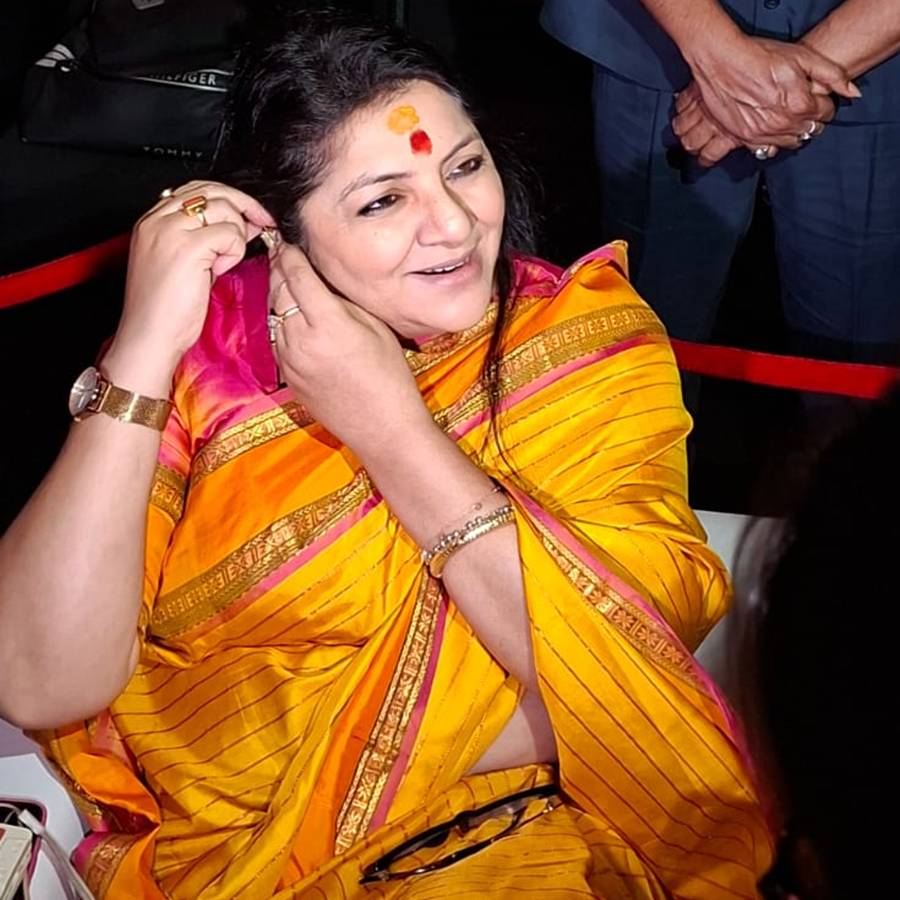 ‘আখরি সওয়াল’ ছবির প্রচারানুষ্ঠানে লকেট চট্টোপাধ্যায়।