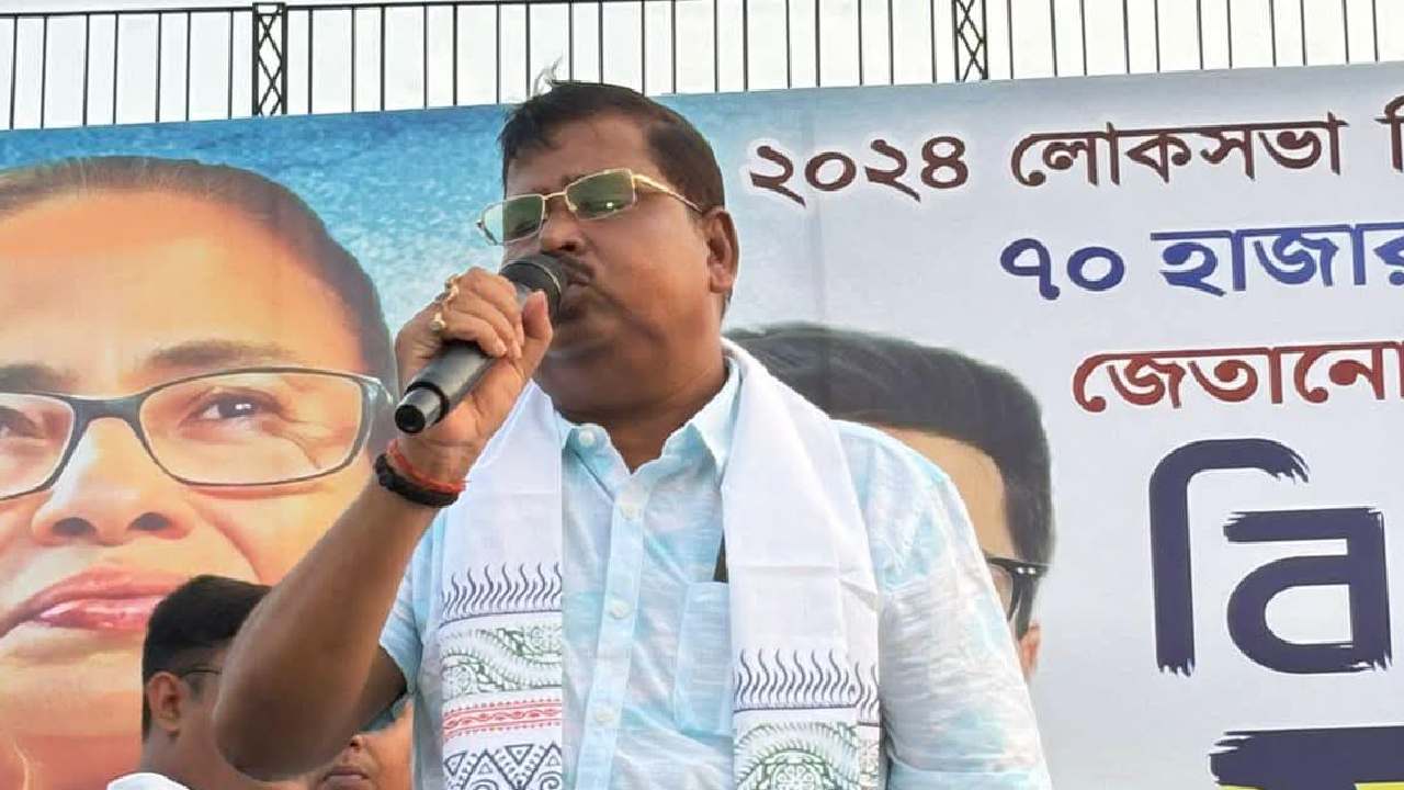 ক্যানিংয়ে ধৃত তৃণমূল নেতা উত্তম দাস।