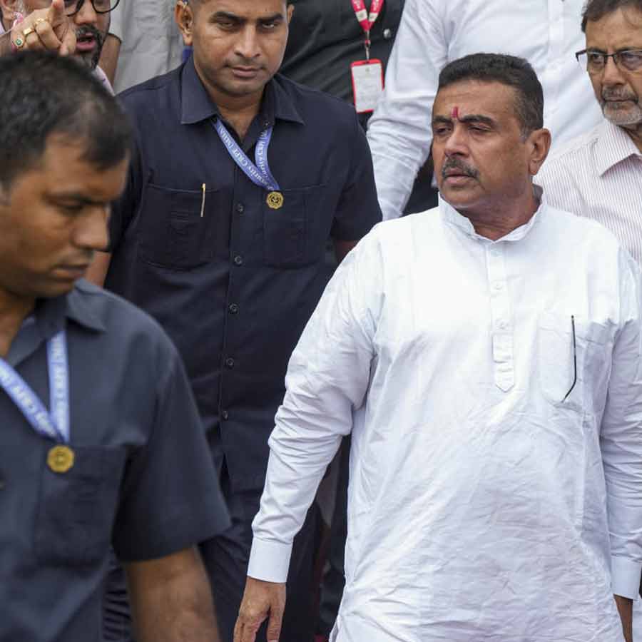 মুখ্যমন্ত্রী শুভেন্দু অধিকারী।