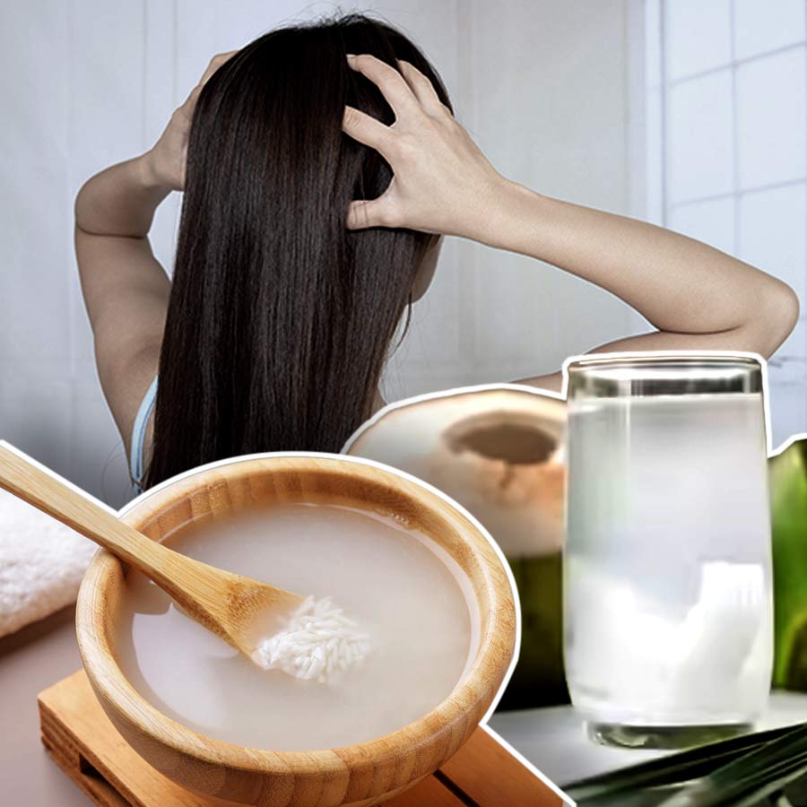 Coconut Water or rice water which is better for hair growth