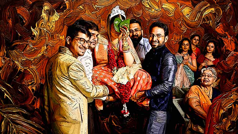 বিয়েতে লোকবল কম? চাইলেই আত্মীয় থেকে পিঁড়ি ধরার সদস্য ভাড়ায় মিলবে সবই।