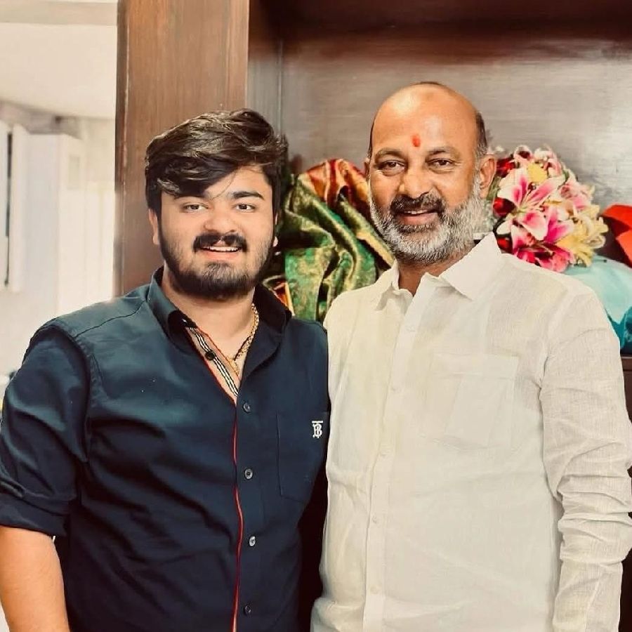 Union Minister Bandi Sanjay Kumar handed his son over to police dgtl