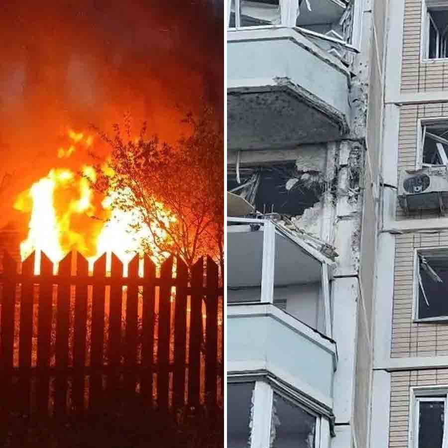 Ukraine attacked with drones in Moscow dgtl