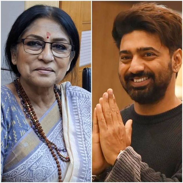 রূপা গঙ্গোপাধ্যায় এবং দেব।