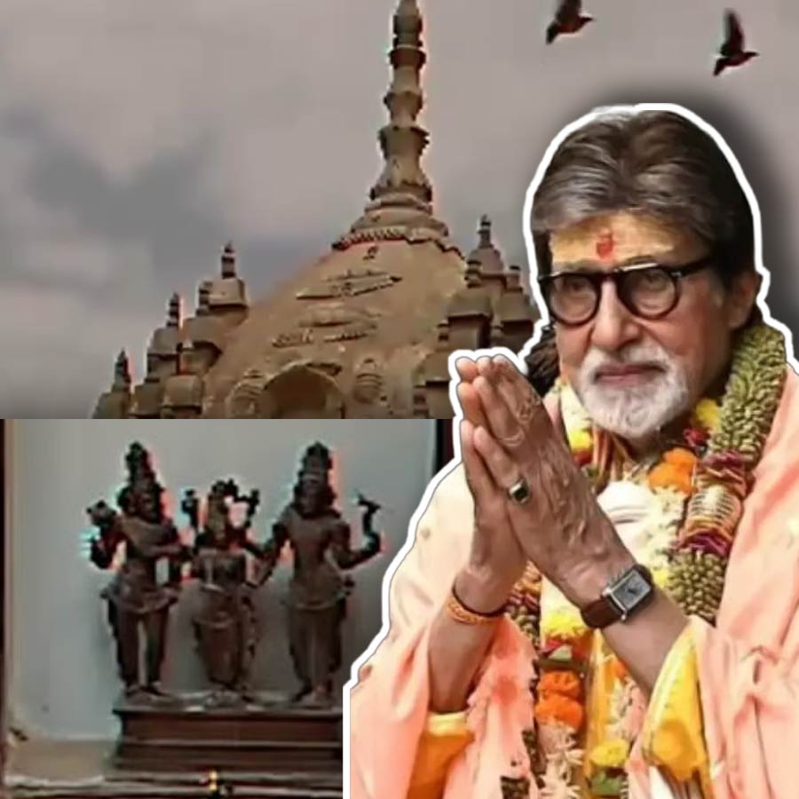 প্রাচীন এই মন্দির নিয়ে কী বললেন অমিতাভ?