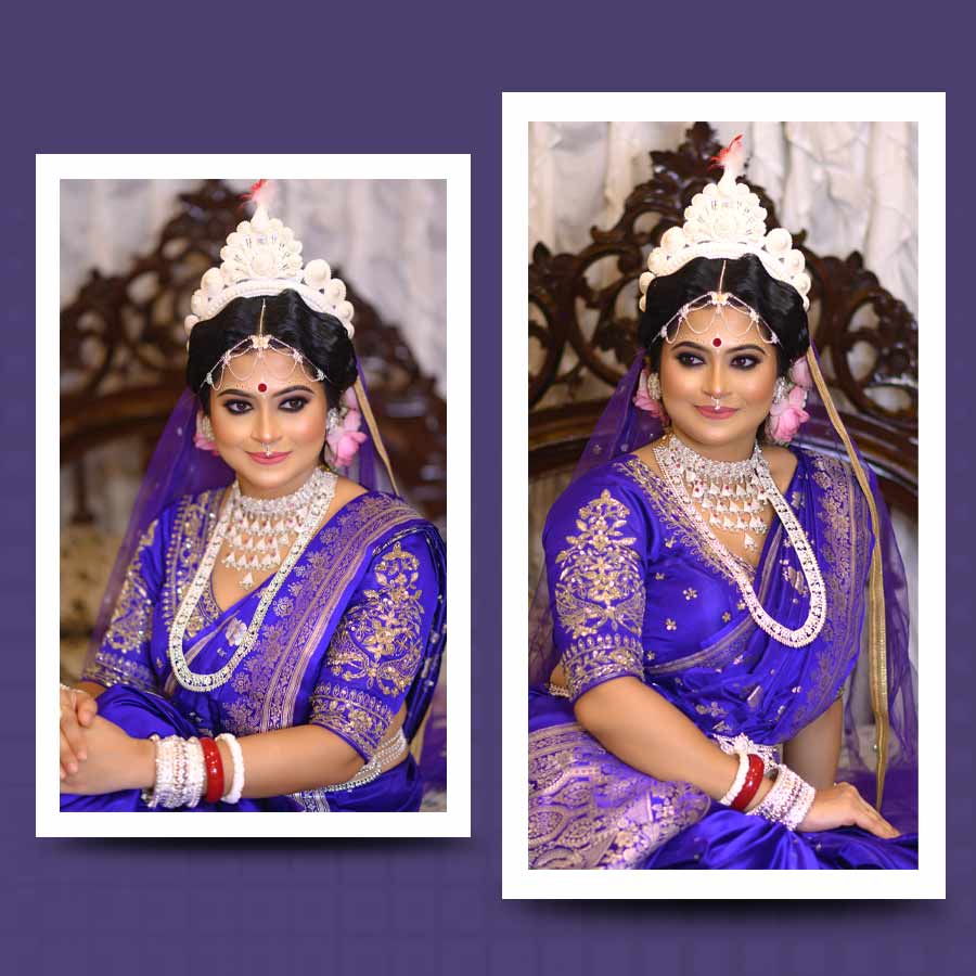 মডেল এবং সাজ পরিকল্পক: চন্দ্রাণী ধামালি।