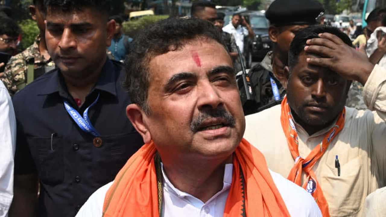 খুশি মুখ্যমন্ত্রী শুভেন্দু অধিকারী।