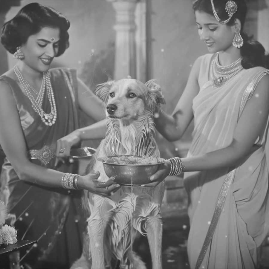 Junagadh Nawab Mahabat Khan III hosted his pet dog's wedding