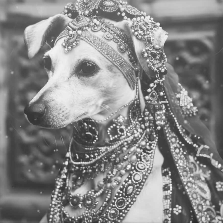 Junagadh Nawab Mahabat Khan III hosted his pet dog's wedding