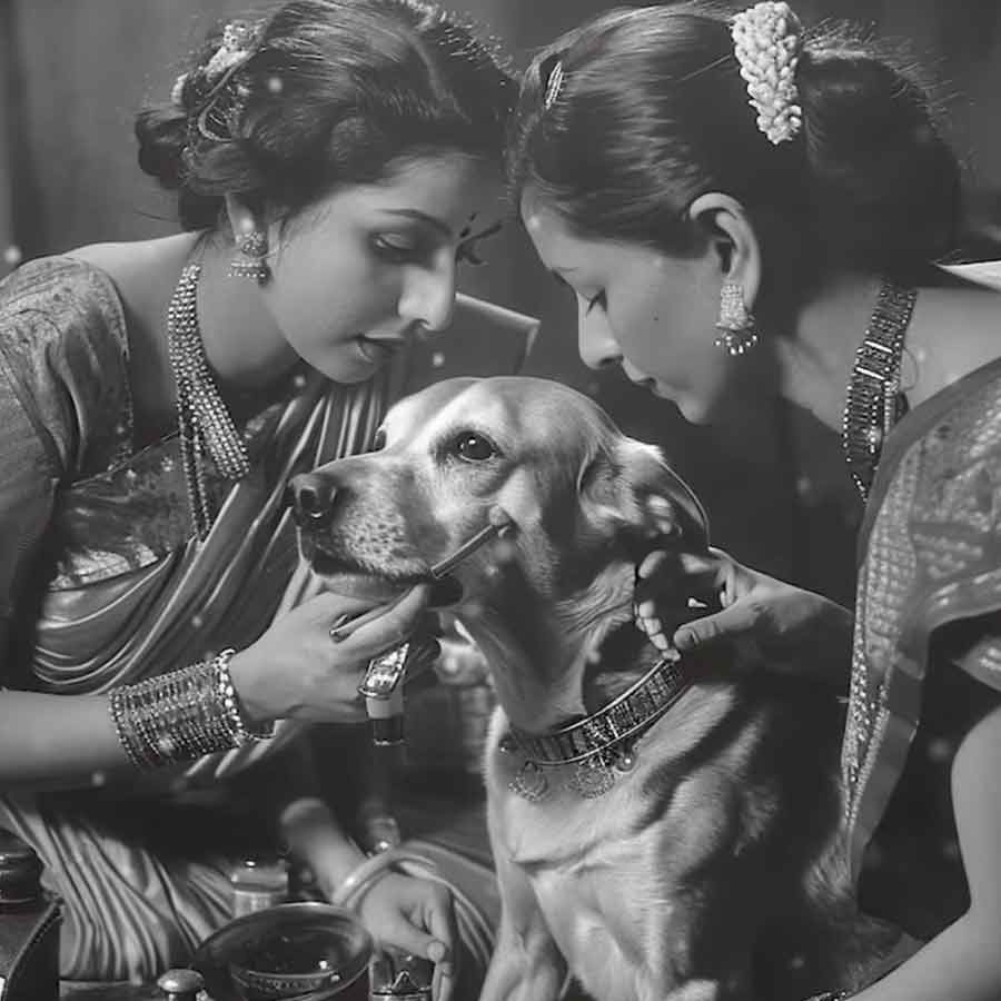 Junagadh Nawab Mahabat Khan III hosted his pet dog's wedding