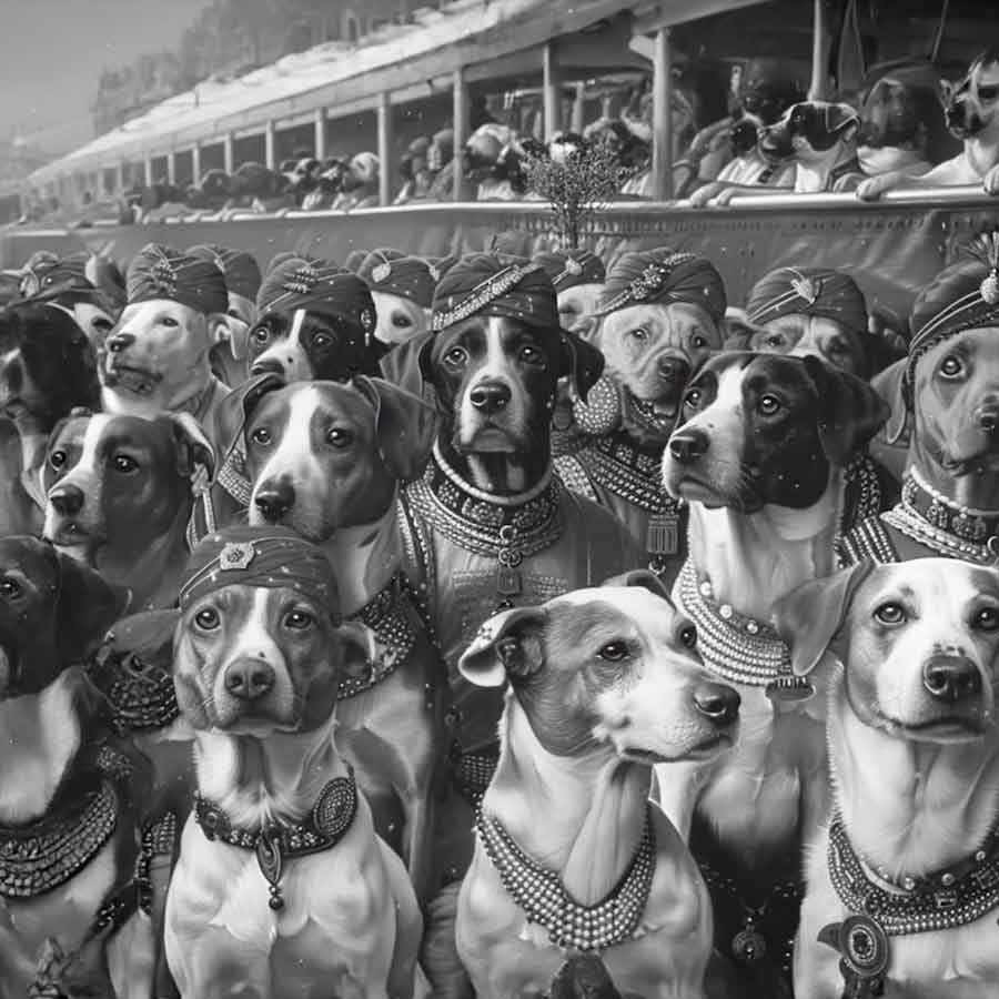 Junagadh Nawab Mahabat Khan III hosted his pet dog's wedding