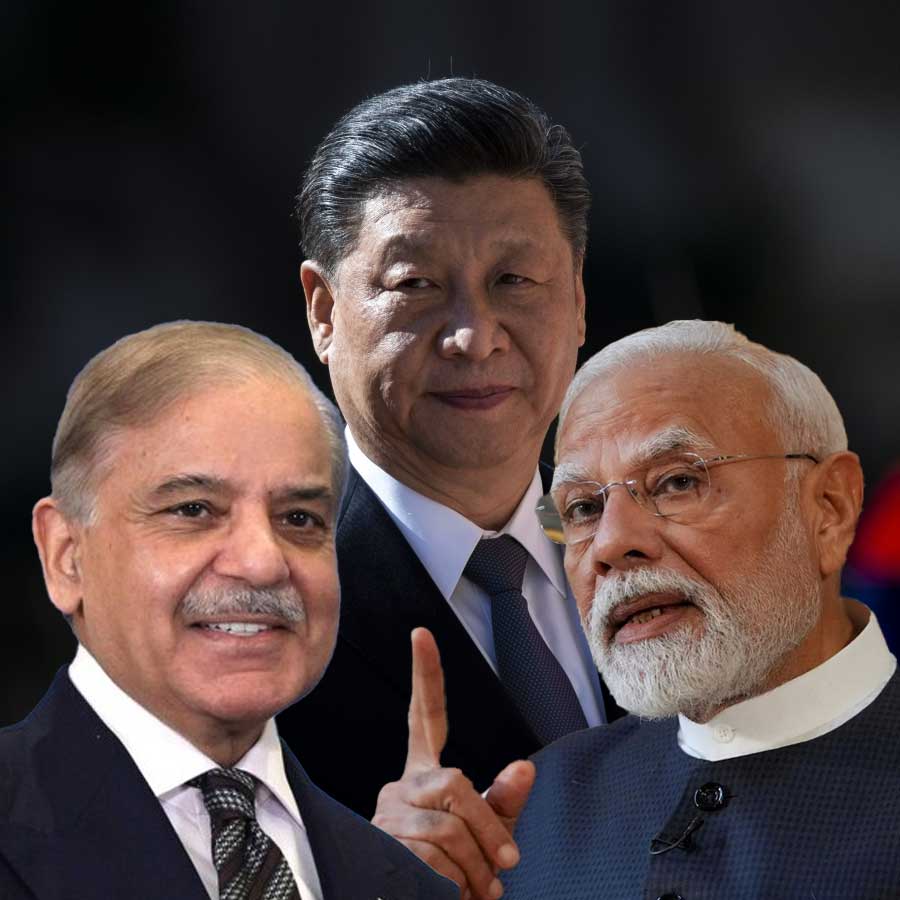 How is China useing Pakistan to counter India in various fields